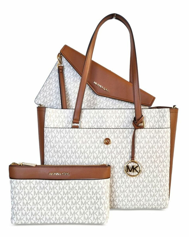 Women's Handbag Michael Kors 35T1G5MT7B-VANILLA 42 x 27 x 16 cm-2