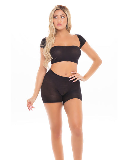 Underwear Set Pink Lipstick Black (One size)-3