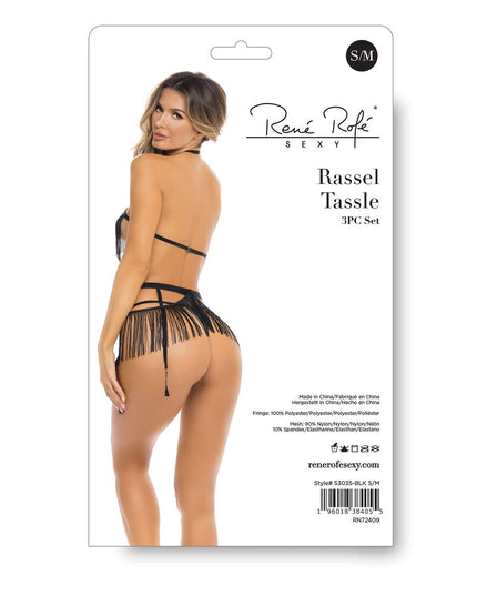 Underwear Set René Rofé Black (S/M)-3