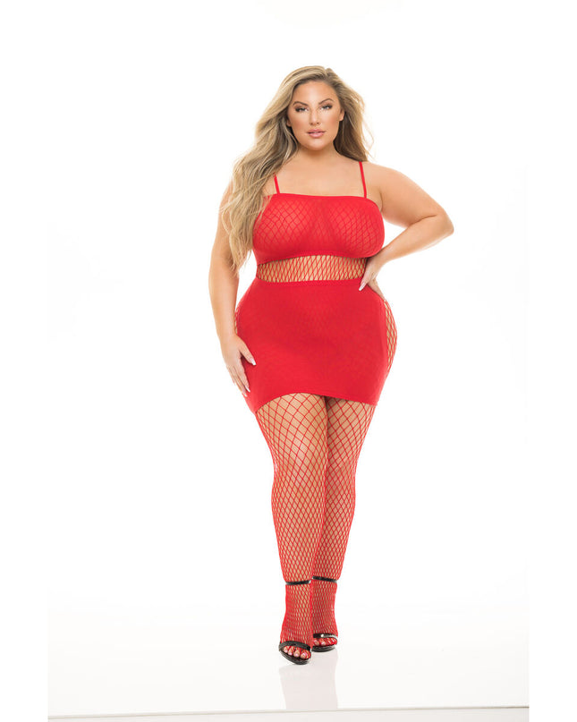 Underwear Set Pink Lipstick Red (L)-0