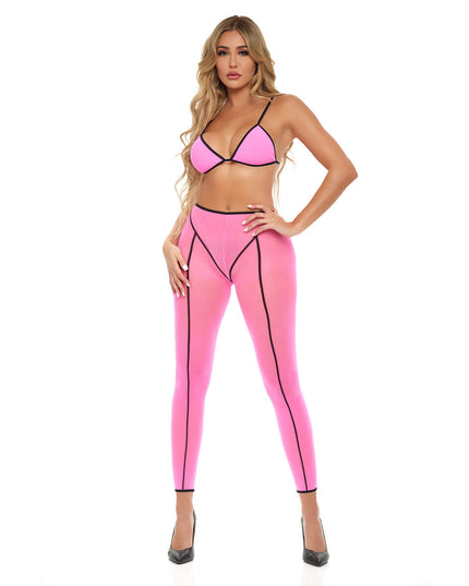 Underwear Set Pink Lipstick-0