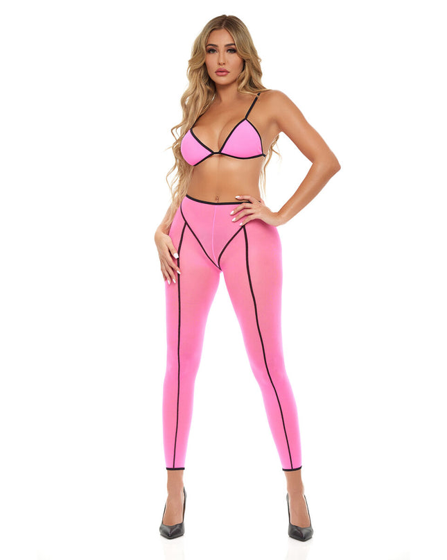 Underwear Set Pink Lipstick-0