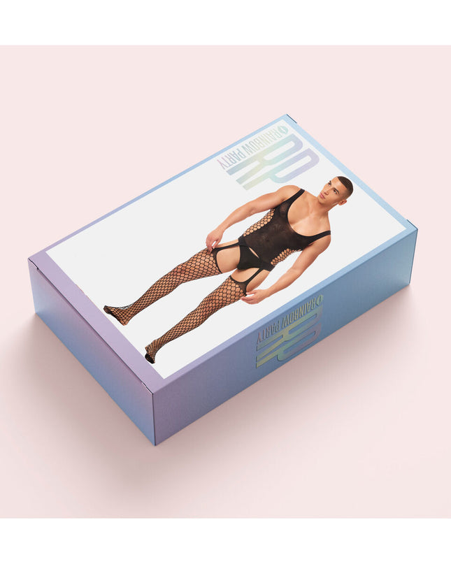 Underwear Set Rainbow Party Black L/XL-1