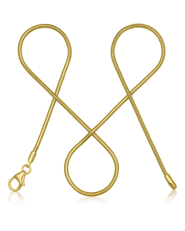 Schlangenkette ETERNITY Filigran 8k Gold-0
