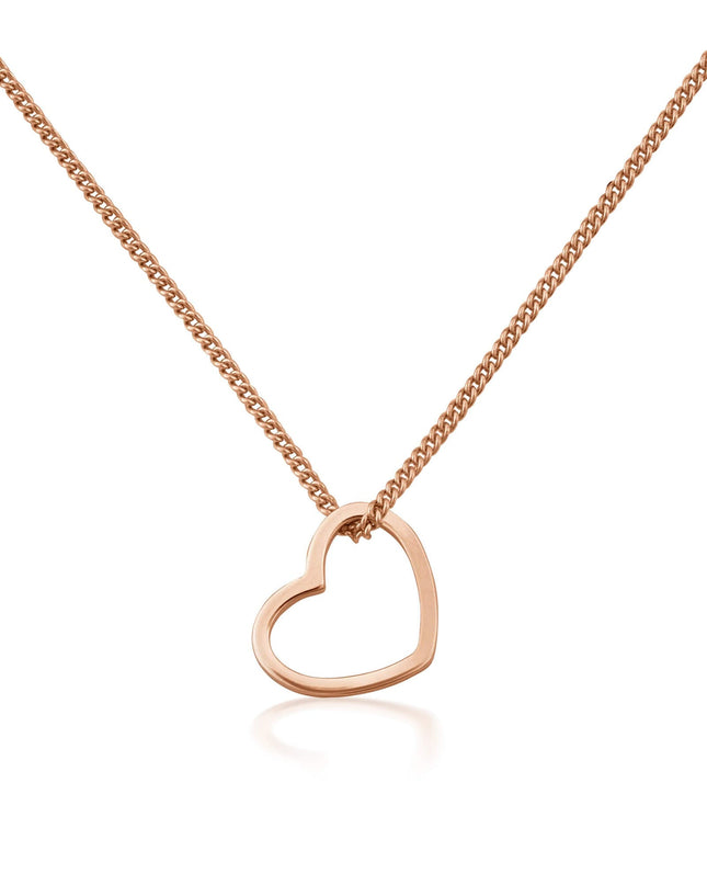 Kettenanhänger HEART Roségold Vergoldet-1