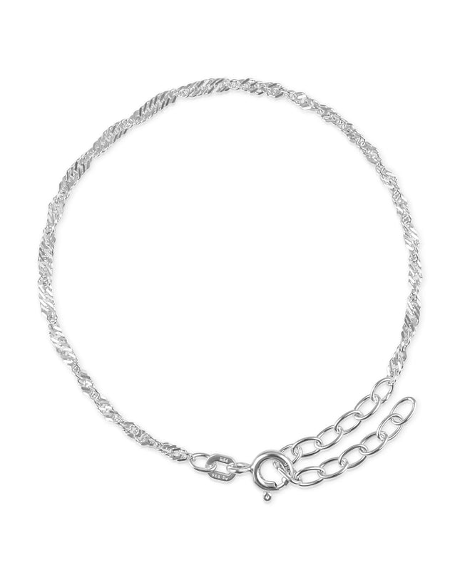 Armband Singapurkette SINGAPORE Elegant Silber-0