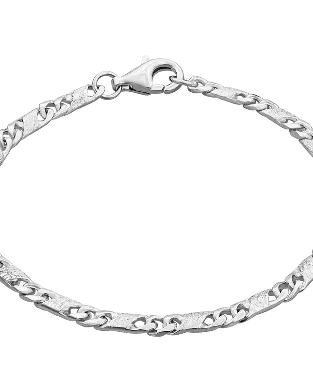 Armband Dollarkette 5,4 mm Silber-0