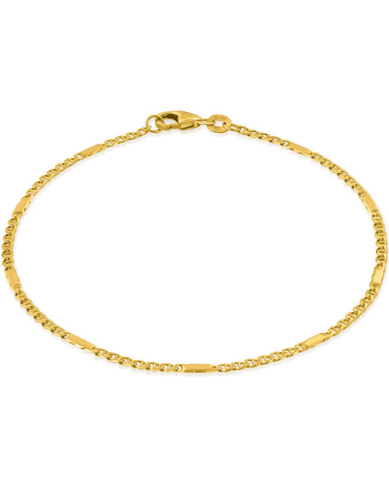 Armband Panzerkette TIMELESS 14k Echtgold-0