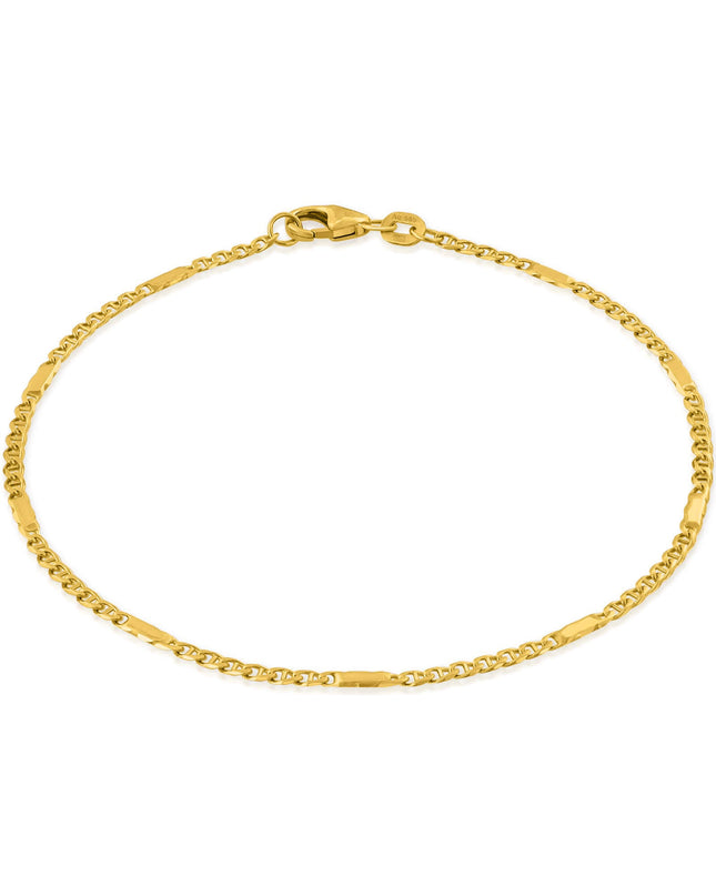 Armband Panzerkette TIMELESS 14k Echtgold-0