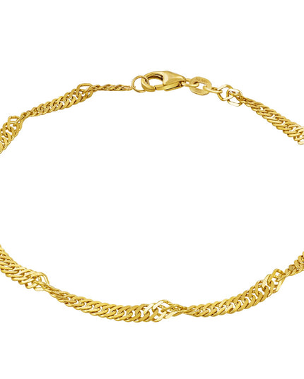 Armband Singapurkette SINGAPORE Original 14k Echtgold-0