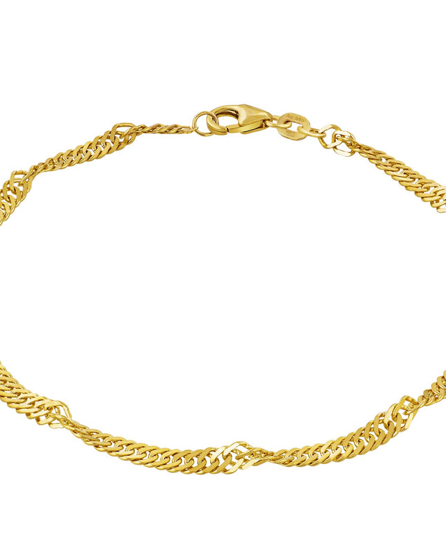 Armband Singapurkette SINGAPORE Original 14k Echtgold-0