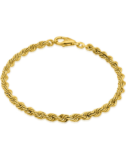 Armband Kordelkette SWIRL 14k Echtgold-0