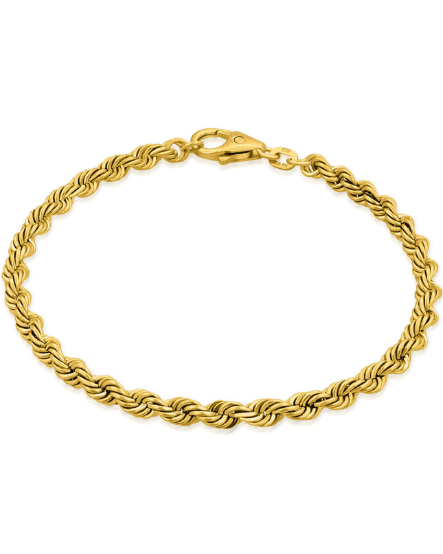 Armband Kordelkette SWIRL 14k Echtgold-0