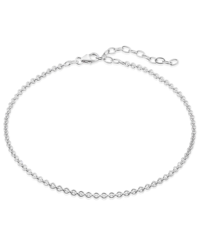 Fußkette Ankerkette DELICATE Silber-0