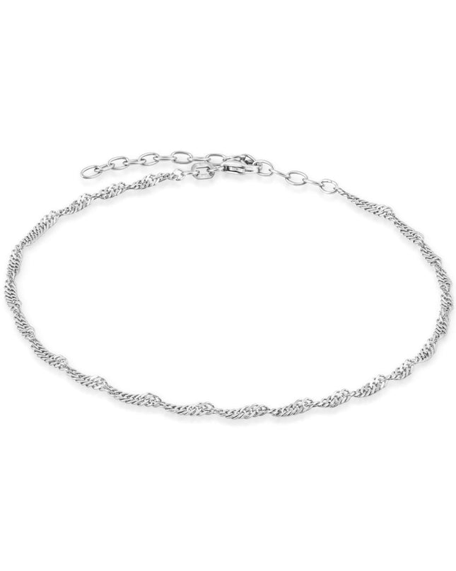 Fußkette Singapurkette SINGAPORE Silber-0