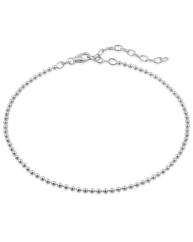Fußkette Kugelkette SPHERE Silber-0