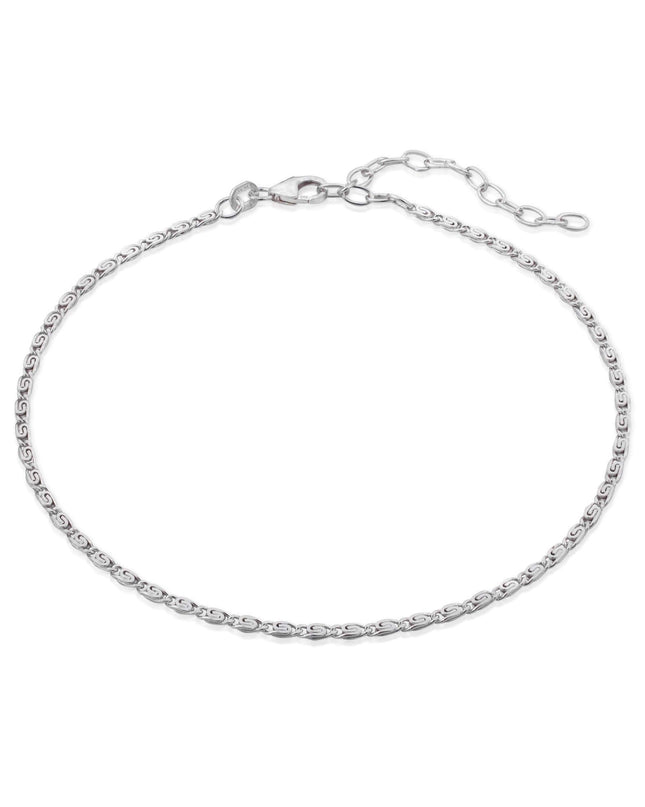 Fußkette S-Panzerkette TIMELESS Silber-0