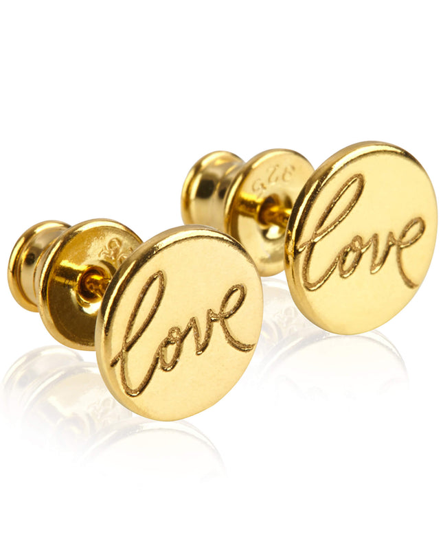 Ohrringe LOVE Vergoldet-1