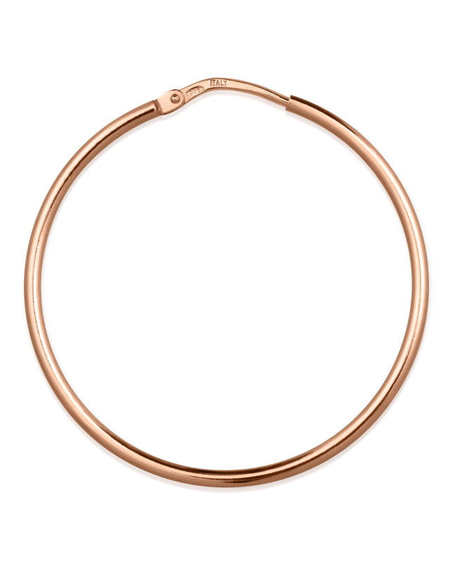 Kreis Creolen HOOP Klassisch Roségold Vergoldet-0
