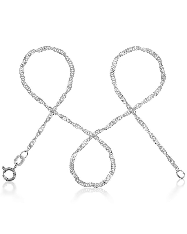 Singapurkette SINGAPORE Elegant Silber-0