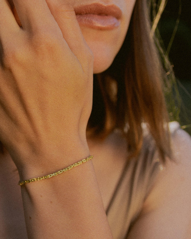 Armband Königskette ROYAL Dezent Echtgold-1
