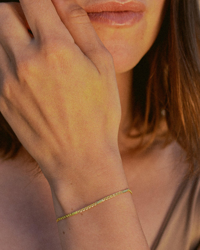 Armband Panzerkette TIMELESS 14k Echtgold-1