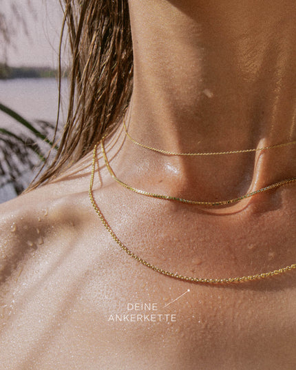 Ankerkette DELICATE Filigran Echtgold-1