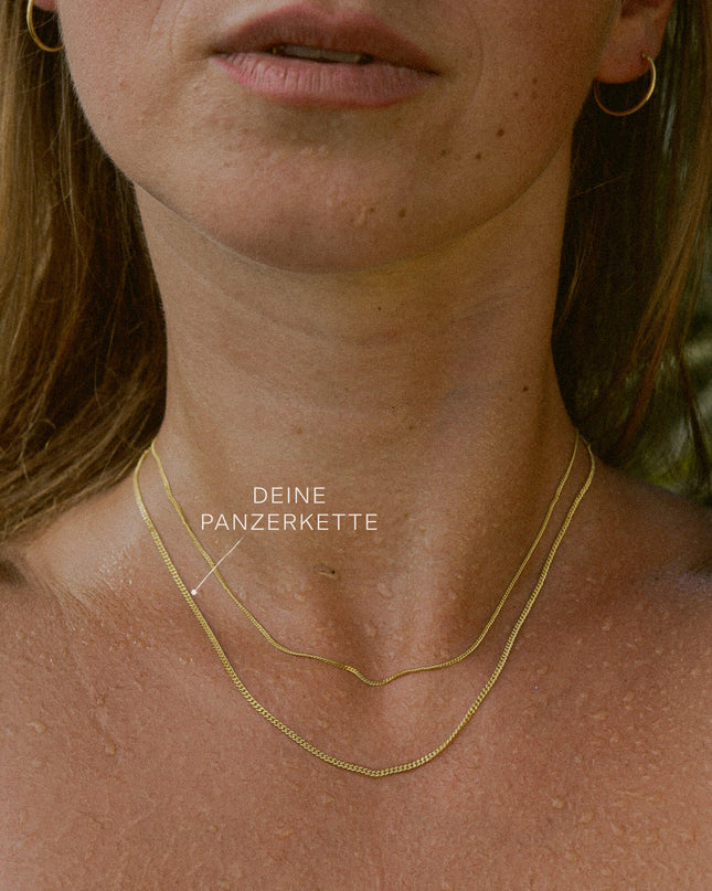 Panzerkette TIMELESS Dezent 8k Gold-1