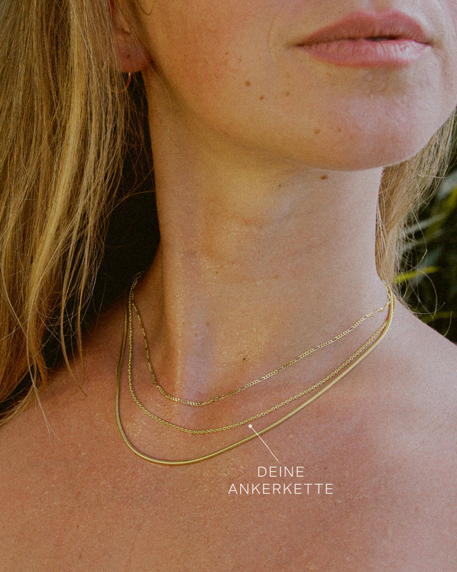 Ankerkette DELICATE Filigran Gold-1