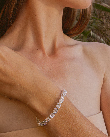 Armband Königskette ROYAL Robust Silber-1
