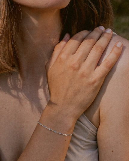 Armband Singapurkette SINGAPORE Elegant Silber-1