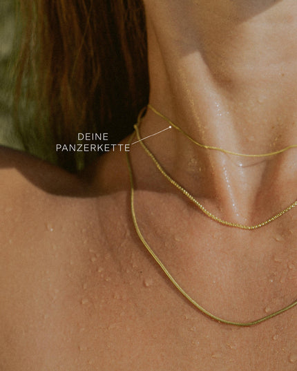 Panzerkette TIMELESS Hauchzart 8k Gold-3