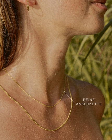 Ankerkette DELICATE Zart 14k Echtgold-3