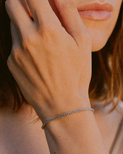 Armband Bingokette BLISS 14k Weißgold-2