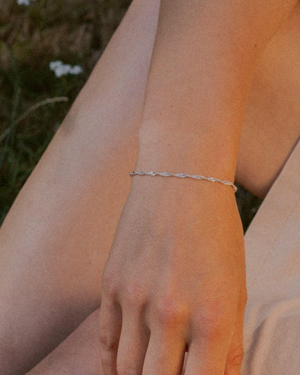 Armband Singapurkette SINGAPORE Elegant Silber-2