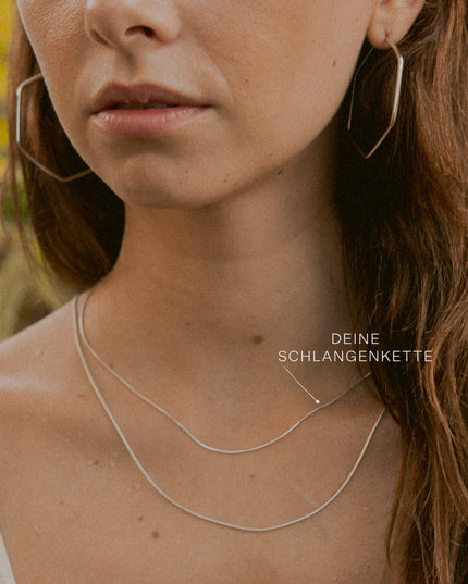 Schlangenkette ETERNITY Hauchzart Silber-3