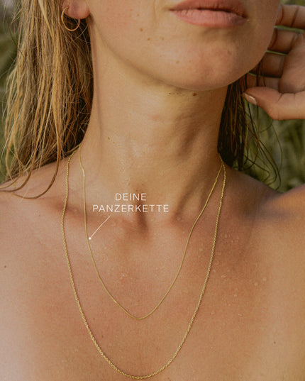 Panzerkette TIMELESS Hauchzart 8k Gold-2