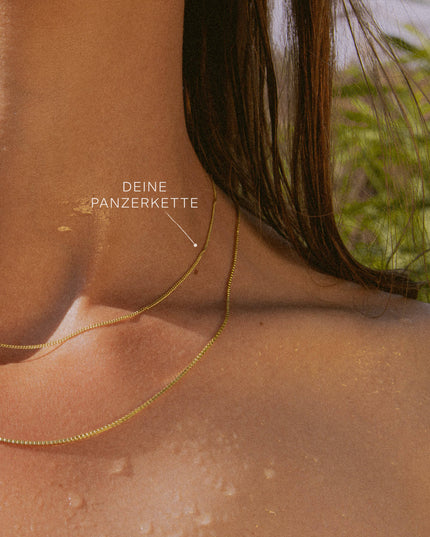 Panzerkette TIMELESS Zierlich 8k Gold-4