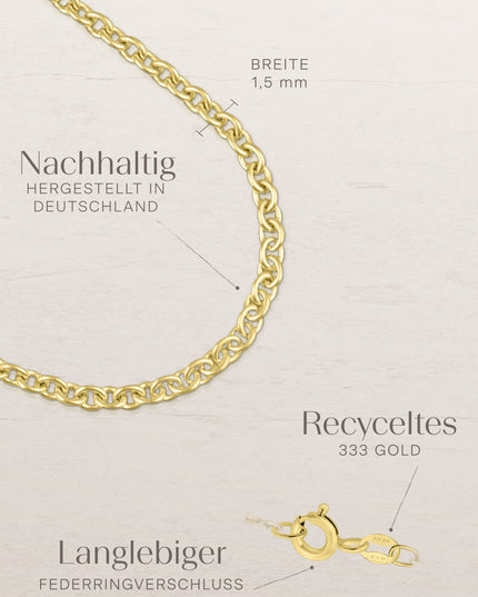 Ankerkette DELICATE Filigran Gold-3