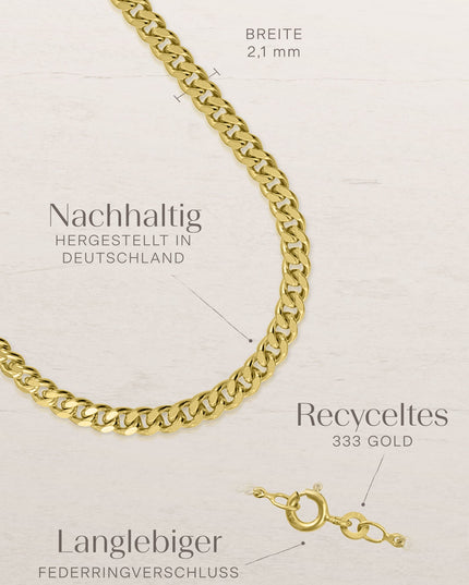 Panzerkette TIMELESS Elegant 8k Gold-2