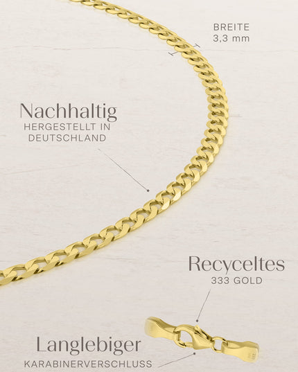 Panzerkette TIMELESS Original 8k Gold-3