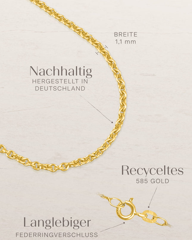 Ankerkette DELICATE Zart 14k Echtgold-1