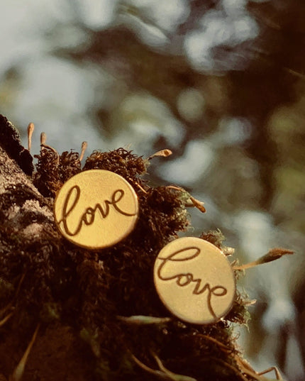 Ohrringe LOVE Vergoldet-4