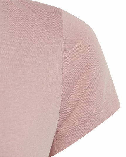 Child's Short Sleeve T-Shirt Adidas Girl Power Pink-5