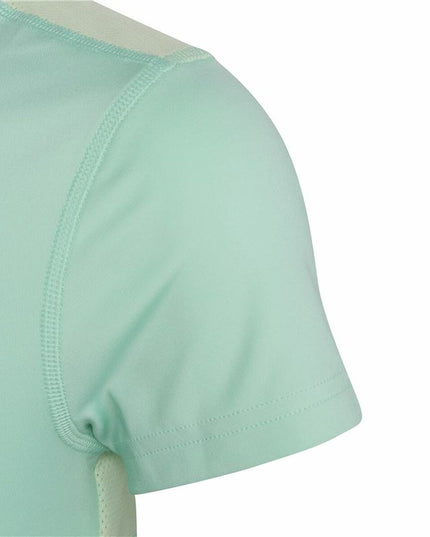 Child's Short Sleeve T-Shirt Adidas Techfit Aeroready Sport Icons Green-5
