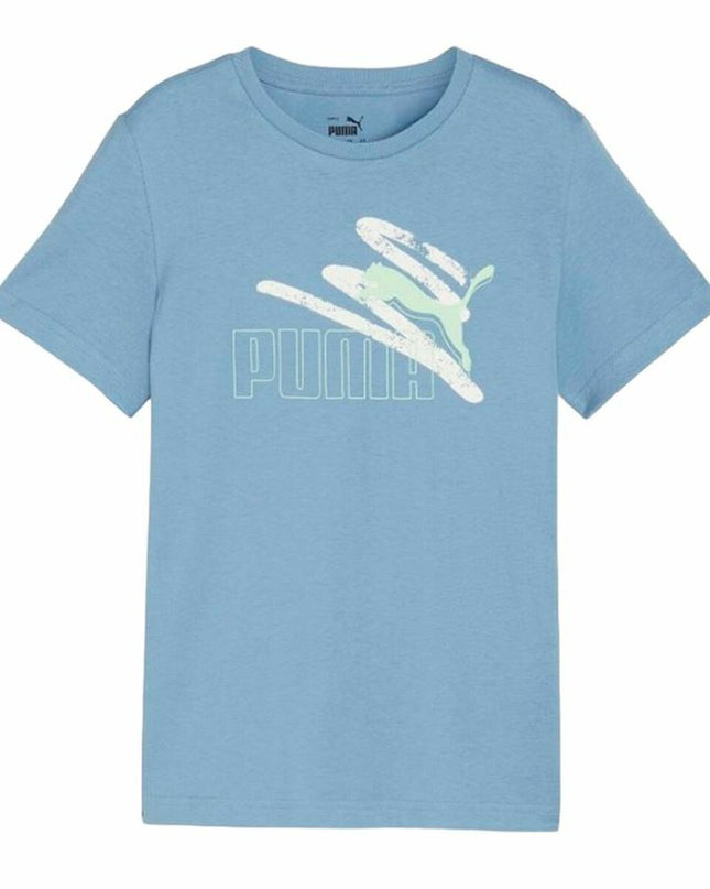Child's Short Sleeve T-Shirt Puma Essentials+ AB Summer-0