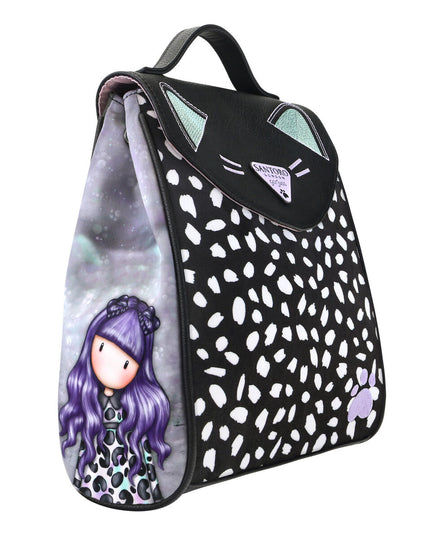Casual Backpack Gorjuss Smitten kitten Black White (23 x 11 x 27 cm)-0