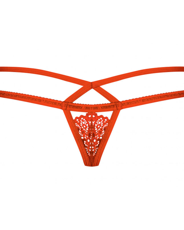 Thong Obsessive 5901688216378 Red S/M-1
