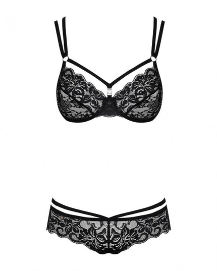 Underwear Set Obsessive 860 Black L/XL-2