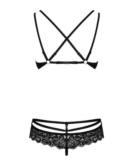Underwear Set Obsessive 860 Black L/XL-1